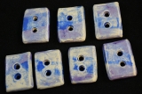 Handmade ceramic buttons (set of 7)